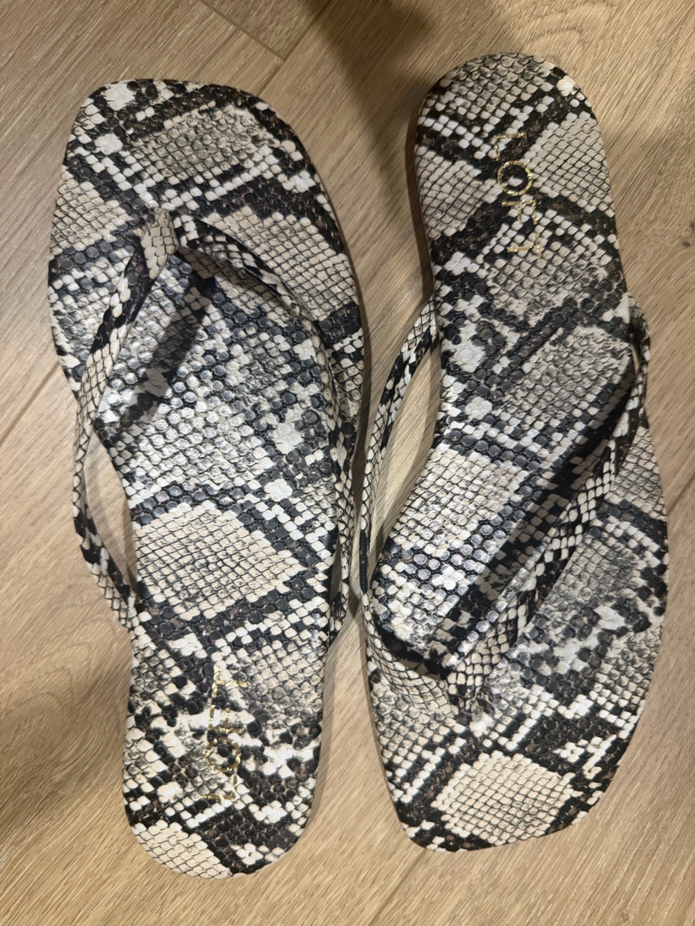 LOFT Snake Pattern Square toe flips